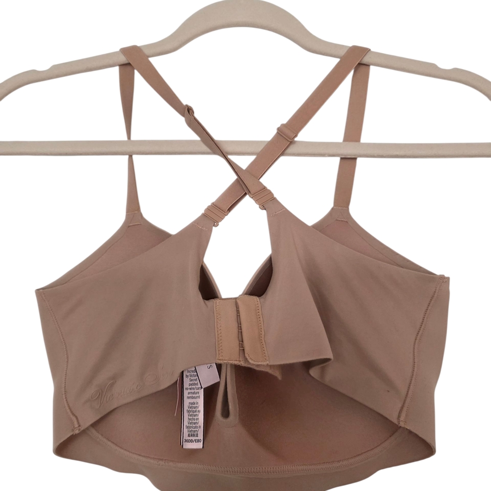 Victoria’s Secret Incredible Bra 36DD | Padded No-Wire Criss Cross Nude - Picture 5 of 9